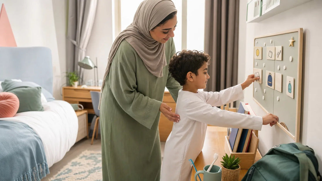 جدول عادات يومية بسيطة لطفلك بدون صراخ أو ضغط - Talea Stories
