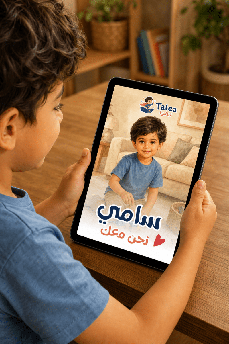 أحنا جنبك - قصة مخصصة تطمئن طفلك وقت الخوف - Talea Stories
